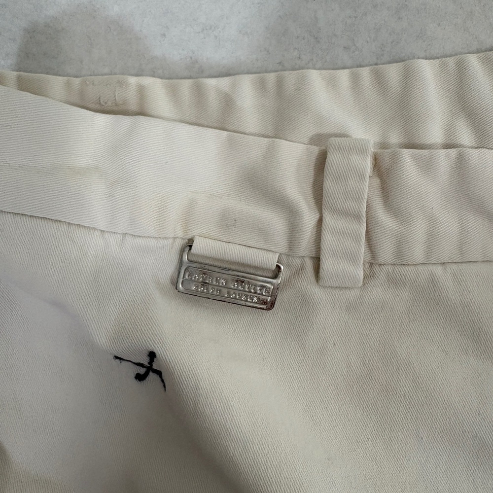 Lauren Active Ralph Lauren White Embroidered‎ Golf Shorts Womens Size 12 - Picture 6 of 12